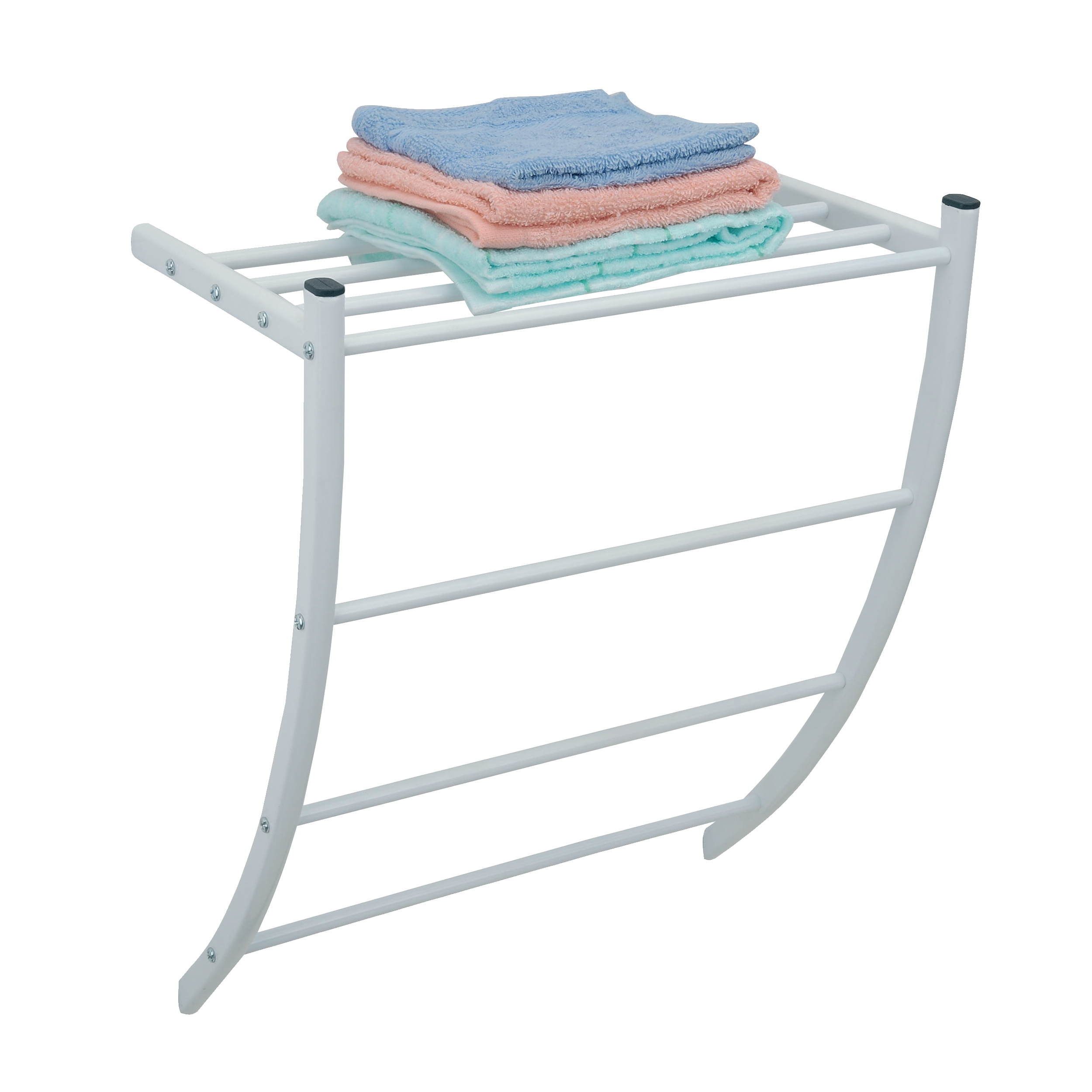 MSV 140436 - Cromo Soporte para Toalla, Color Blanco