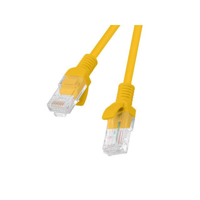 Cable red lanberg latiguillo cat.6 utp cu 1.5m naranja fluke passed