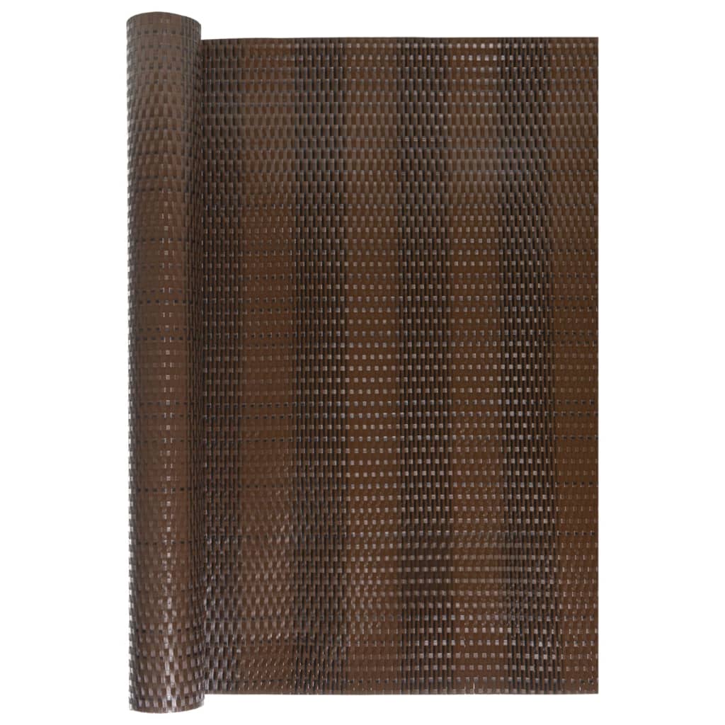 Vidaxl Toldo Balcón Ratán Sintético 600x80 Cm Antracita