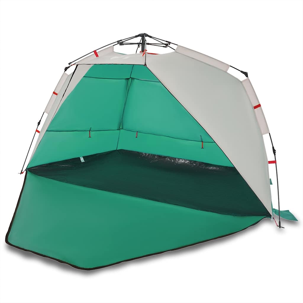 vidaXL Tienda de playa 3 personas impermeable apertura rápida Color azure blue,  Gris,  Verde mar y mas