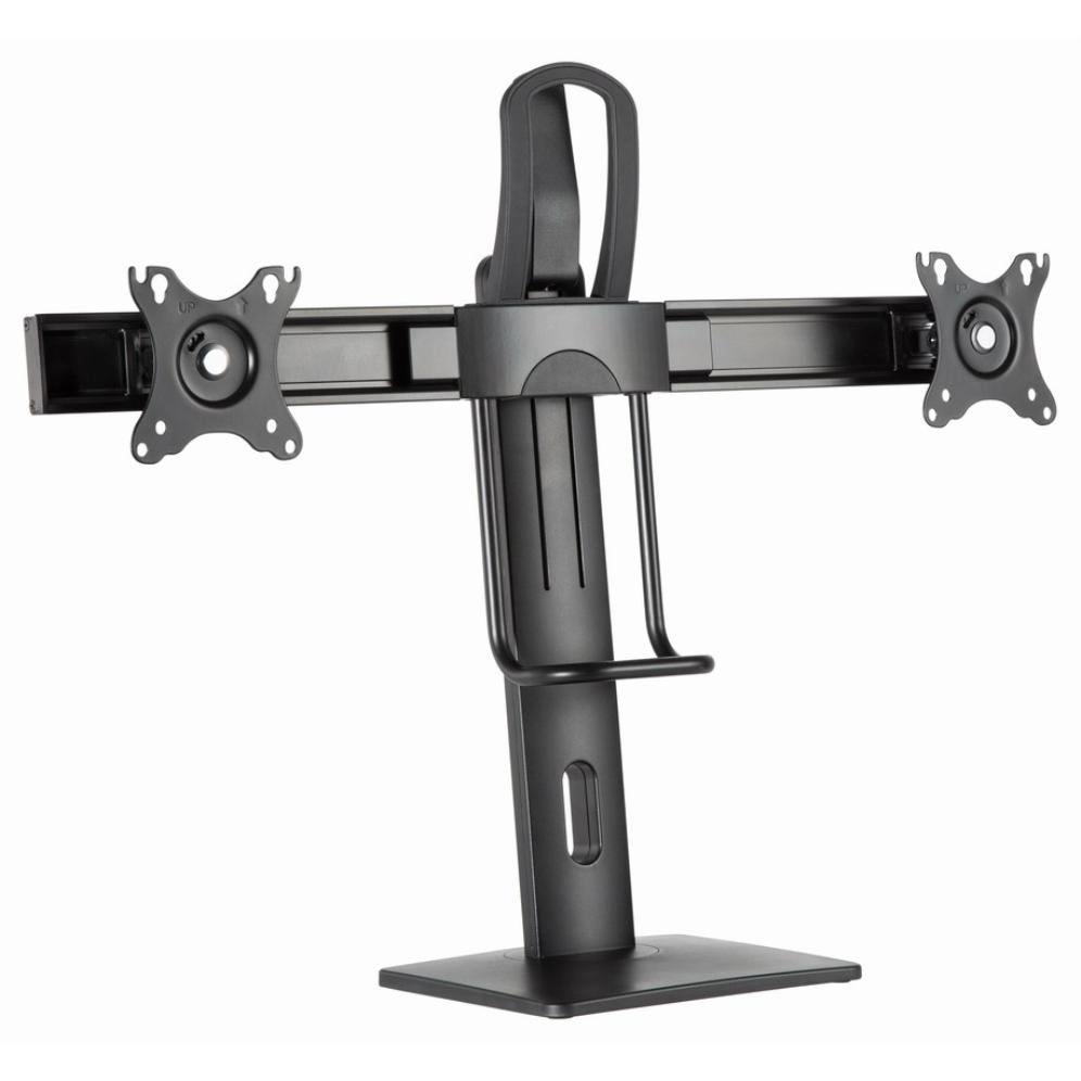 Gembird MS-D2-01 soporte para monitor 68.6 cm (27") Escritorio Negro