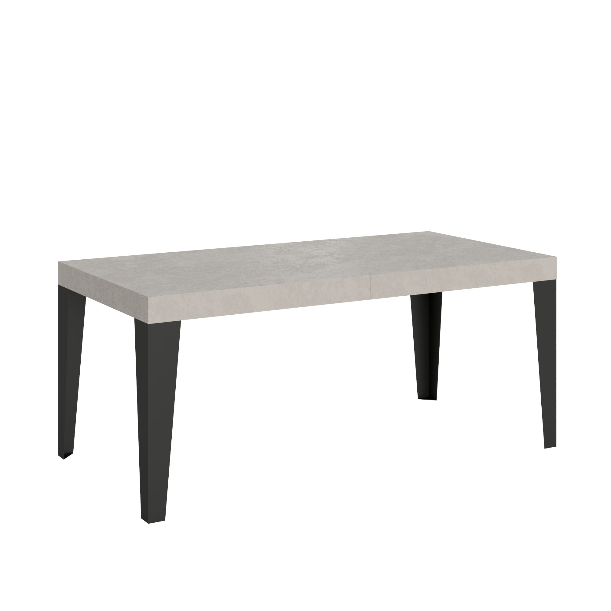 Mesa extensible 180/440x90 cm Flame cachemir patas antracita - Itamoby