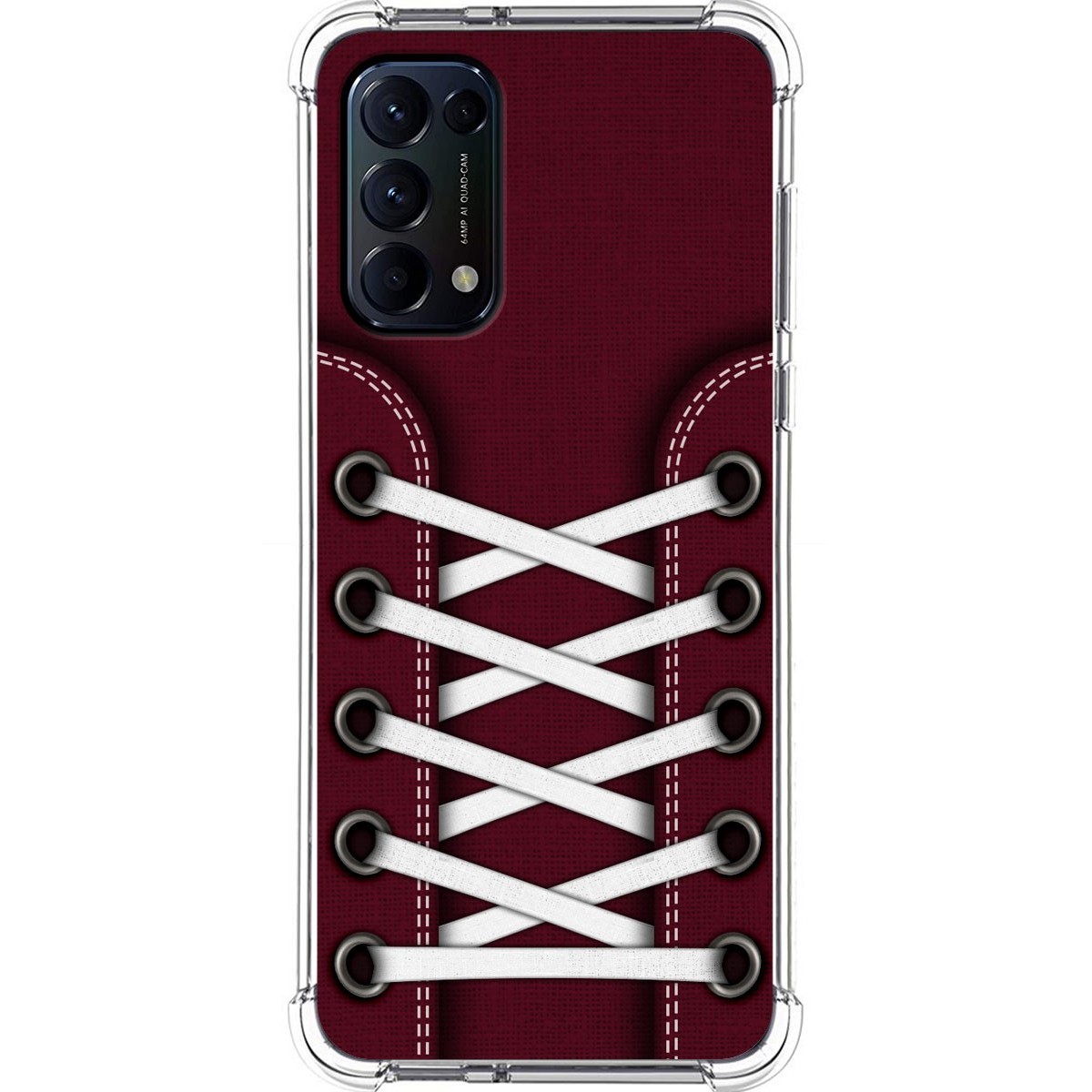 Tumundosmartphone Funda Silicona Antigolpes para Oppo Find X3 Lite 5G diseño Zapatillas 17 Dibujos
