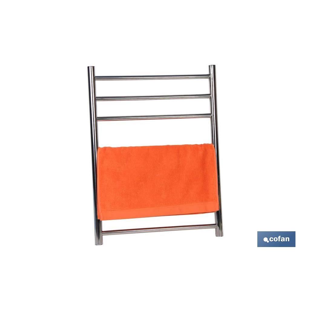 Cofan Toallero Eléctrico Mod. Sinaí Acero Inoxidable 80W IP44 70x53cm