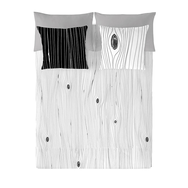 FUNDA NORDICA 100% ALGODÓN TREE BARK ICEHOME