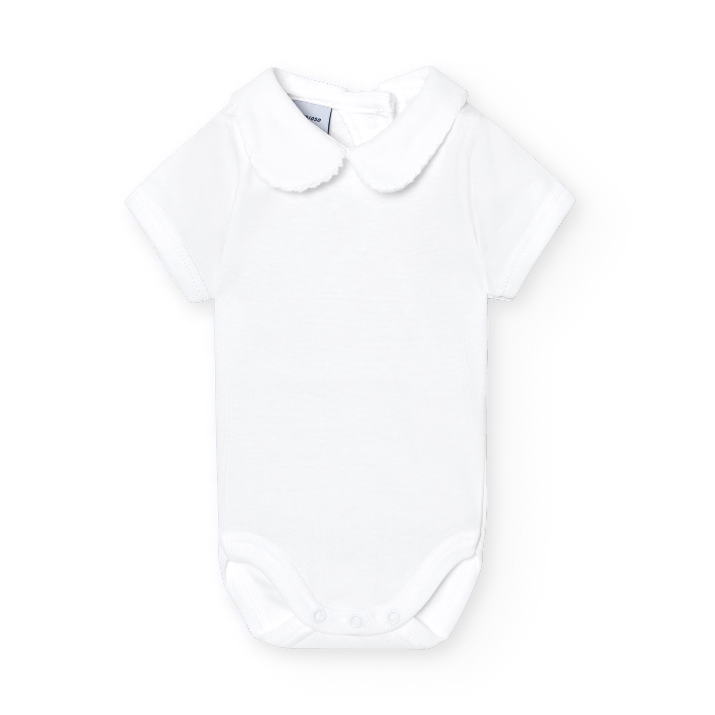 Basicos Babidu pack de 2 bodys cuello bebe manga corta
