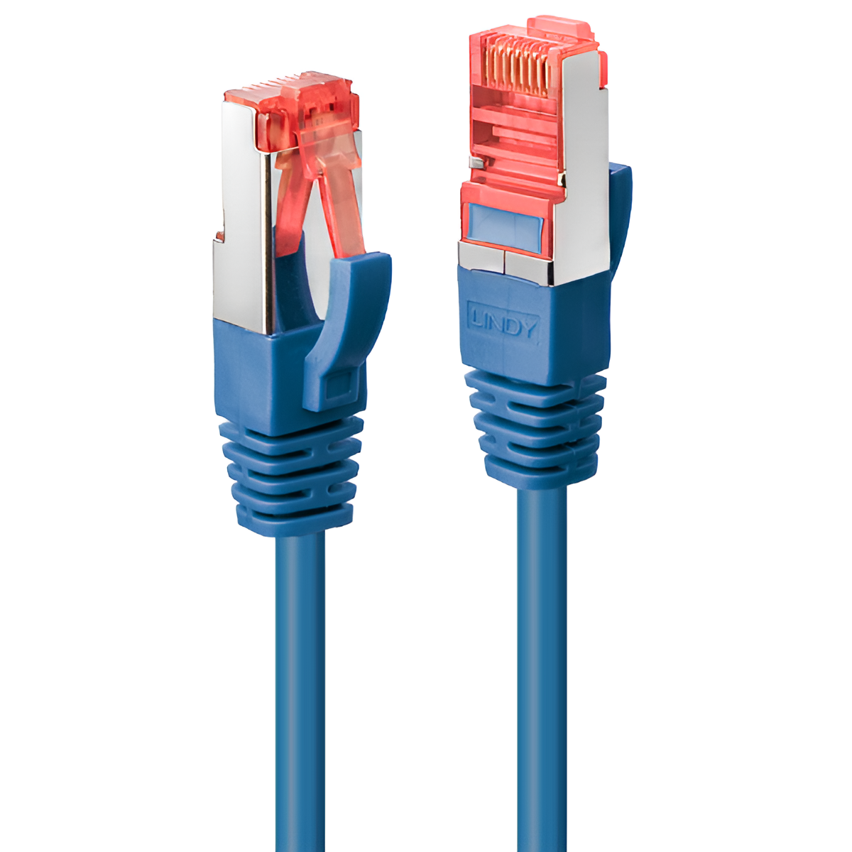 Lindy Cat.6 S/FTP 1m - Cable de Red (1 m, Cat6, S/FTP (S-STP), RJ-45, RJ-45, Azul)