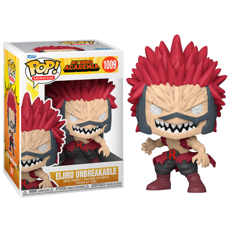 FUNKO POP! MY HERO ACADEMIA - EIJIRO UNBREAKABLE, 51934, Nº1009,  FIGURA COLECCIONABLE DE VINILO, ENVÍO URGENTE 24-48 HORAS, TIENDA CON LICENCIA OFICIAL, JUGUETES, CABEZONES, MUÑECOS, ANIME