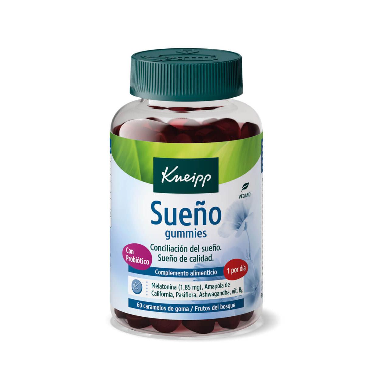 Kneipp sueño sabor frutos del bosque 60 gominolas
