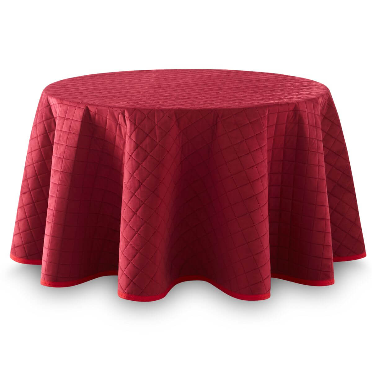 Falda Camilla VELVET acolchada, Enaguilla de Invierno Redonda, disponible en varias medidas y colores. Faldilla para mesa que mantiene el calor, de tejido aterciopelado y tacto extra suave, de Lanovenanube