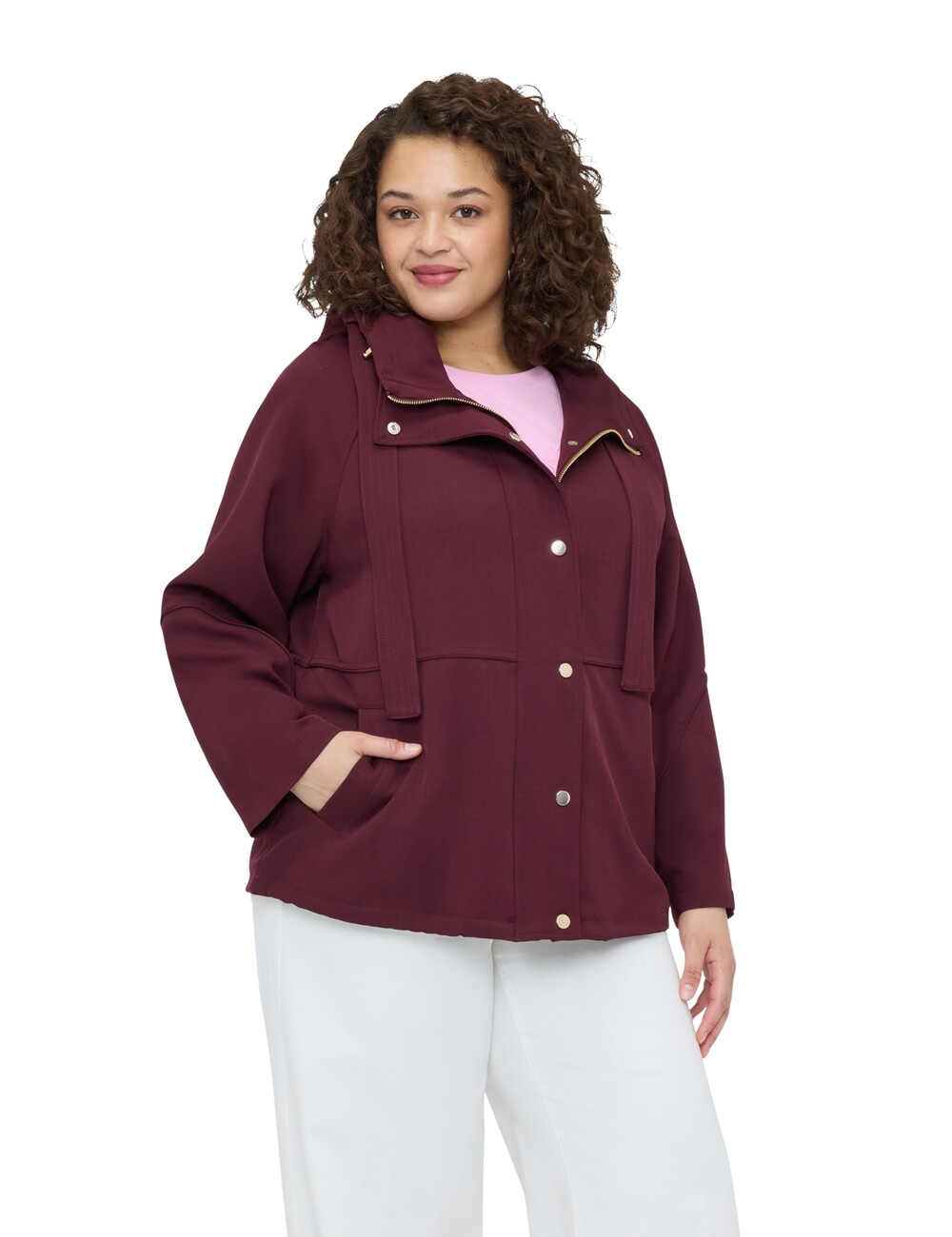 Fiorella Rubino - Parka de paño con capucha