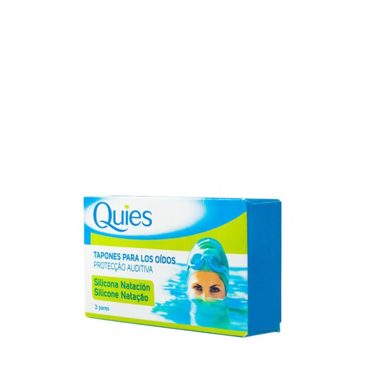Deiters quies tapón silicona natación 3 pares