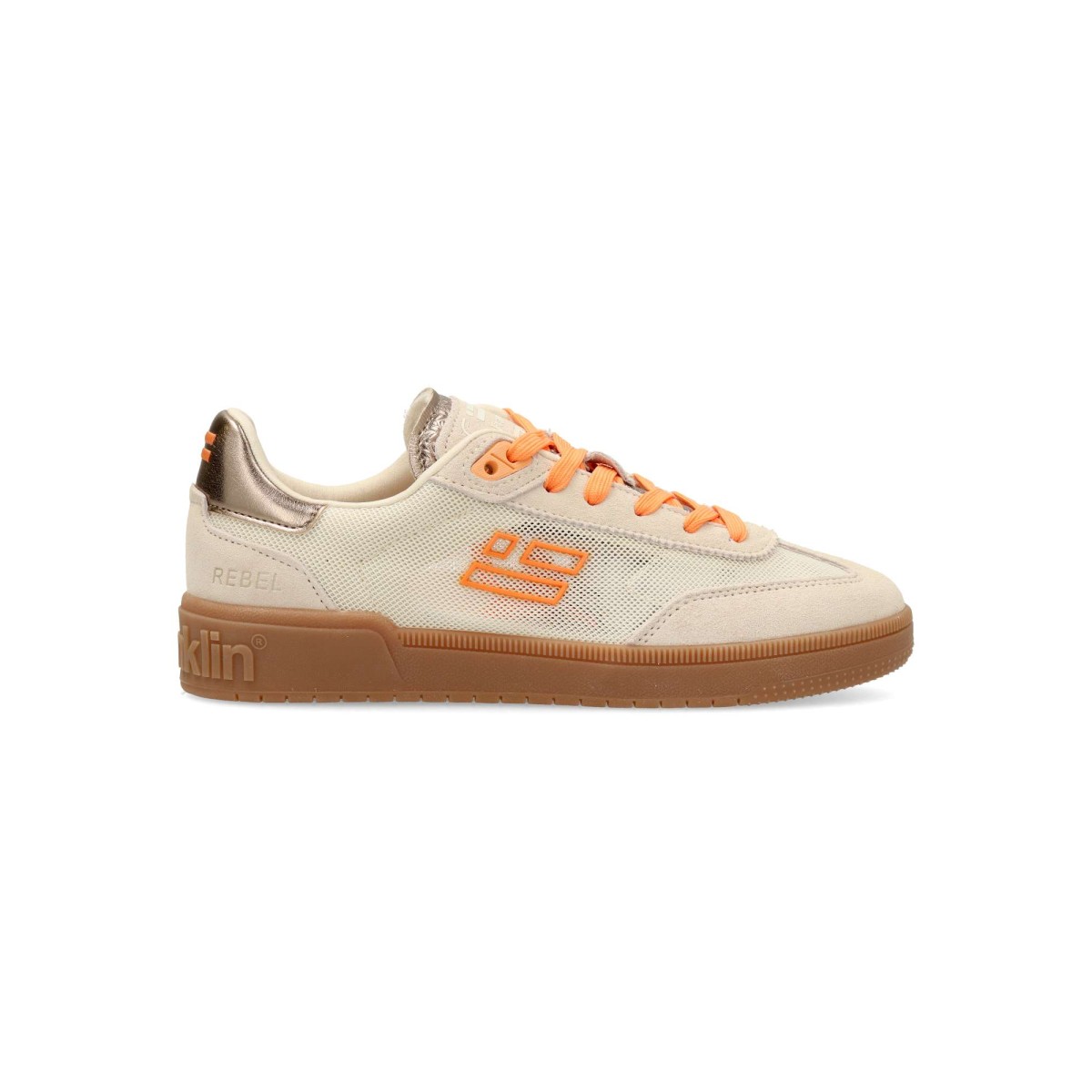 D. Franklin - Zapatillas deportivas retro Zapatilla deportiva retro rejilla para mujer, de piel sintética y textil rejilla con suela de goma y plantilla acolchada extraíble