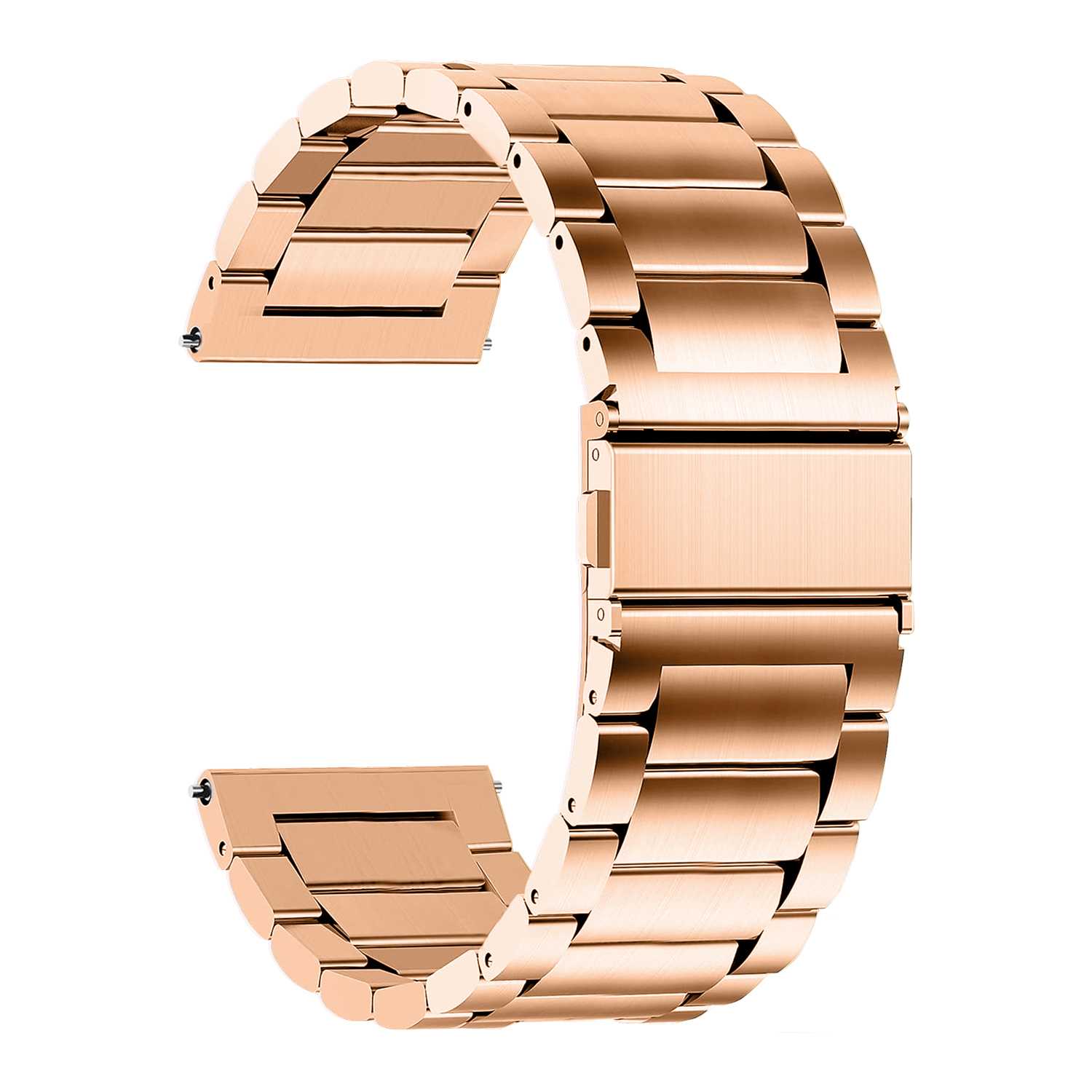 Ociodual Correa Reloj Correa Metálica Acero Inoxidable Color Rosa Oro 24mm Correa Reloj Inteligente Reloj Hombre Smartwatch Mujer Pulsera Hombre Reloj Mujer Pulseras Universales Liberación Rápida