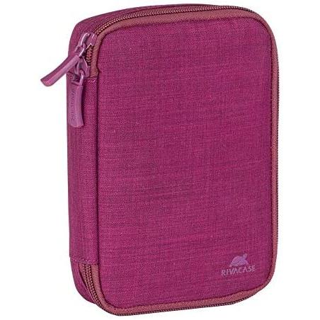 Rivacase Organizador de Viaje Rojo Biscayne para Dispositivos Electrónicos y Accesorios de Viaje