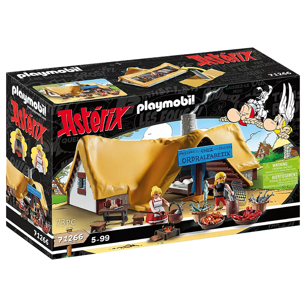 PLAYMOBIL ASTÉRIX: LA CABAÑA DE ORDENALFABETIX, 71266, PRODUCTO CON LICENCIA OFICIAL, ENVIO 24-48 HORAS PENÍNSULA, PIEZAS, CLICKS, COLECCIONABLES,  JUGUETES, FIGURA, MUÑECO, FAMOBIL, 100% ORIGINAL