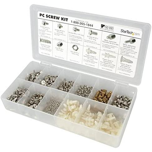 StarTech.com Kit de Tornillos para PC Deluxe - Tornillos, Tuercas y Separadores