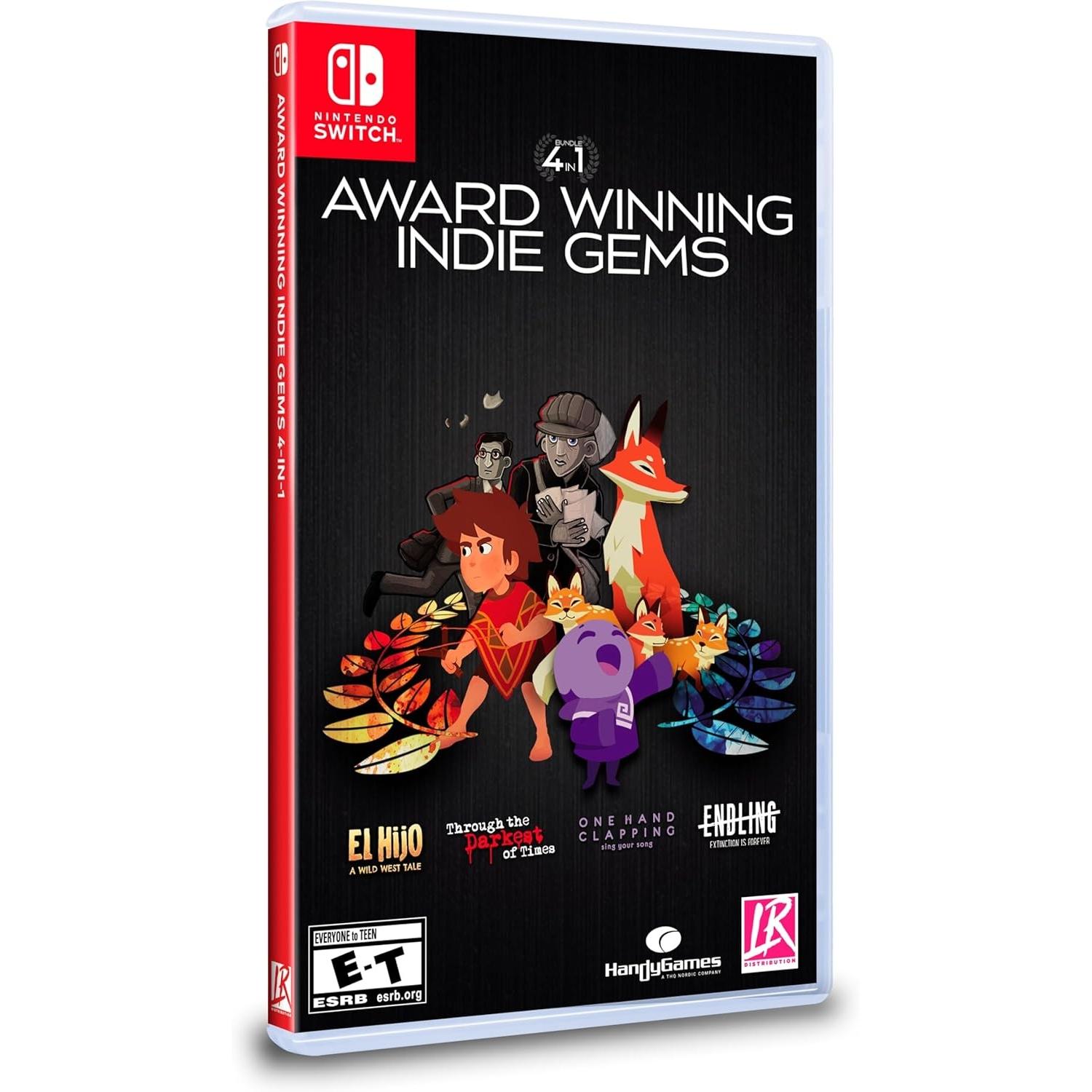 Award Winning Indie Gems 4 in 1 (Limited Run) Juego Fisico para consola Nintendo Switch IMPORT