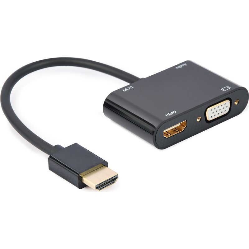 Gembird A-HDMIM-HDMIFVGAF-01 tarjeta y adaptador de interfaz HDMI, VGA