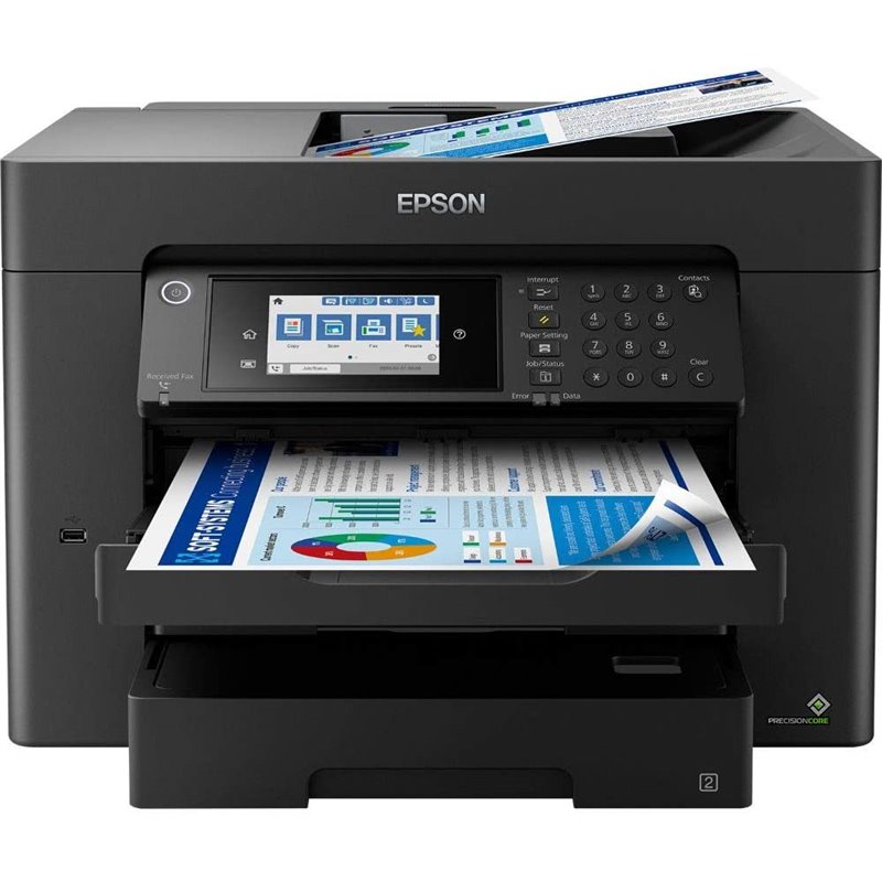 Epson Workforce WF-7840DTWF WiFi Fax Duplex Negro