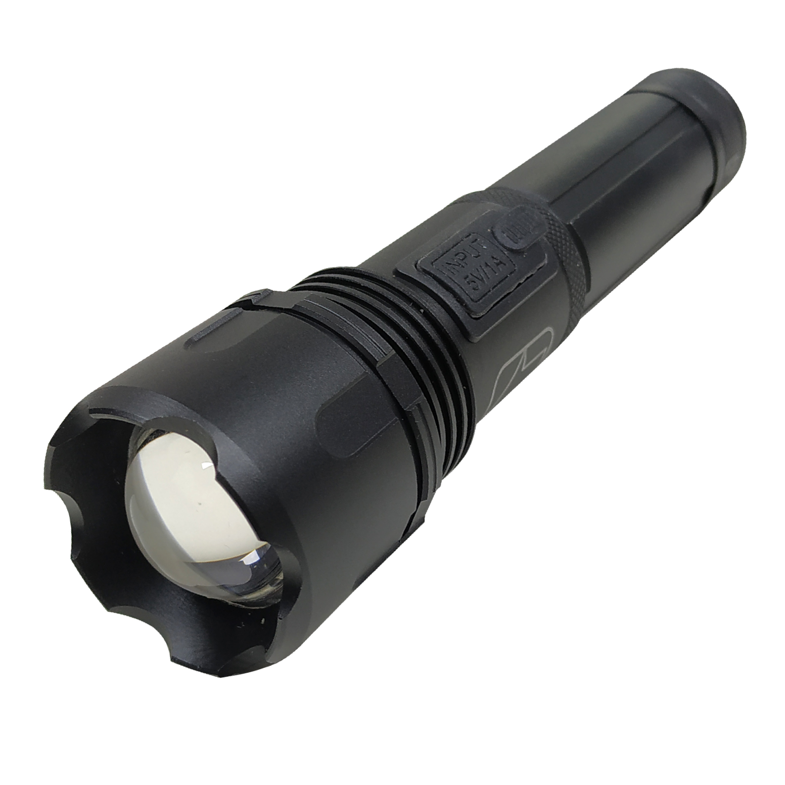 LED ATOMANT Linterna LED Recargable USB con Zoom, Alta Potencia y Batería 18650 de Larga Duración, 5 Modos de Luz, IPX4 Resistente al Agua, Ideal para Uso Táctico, Trabajo, Camping, Senderismo, Ciclismo y Actividades al Aire Libre