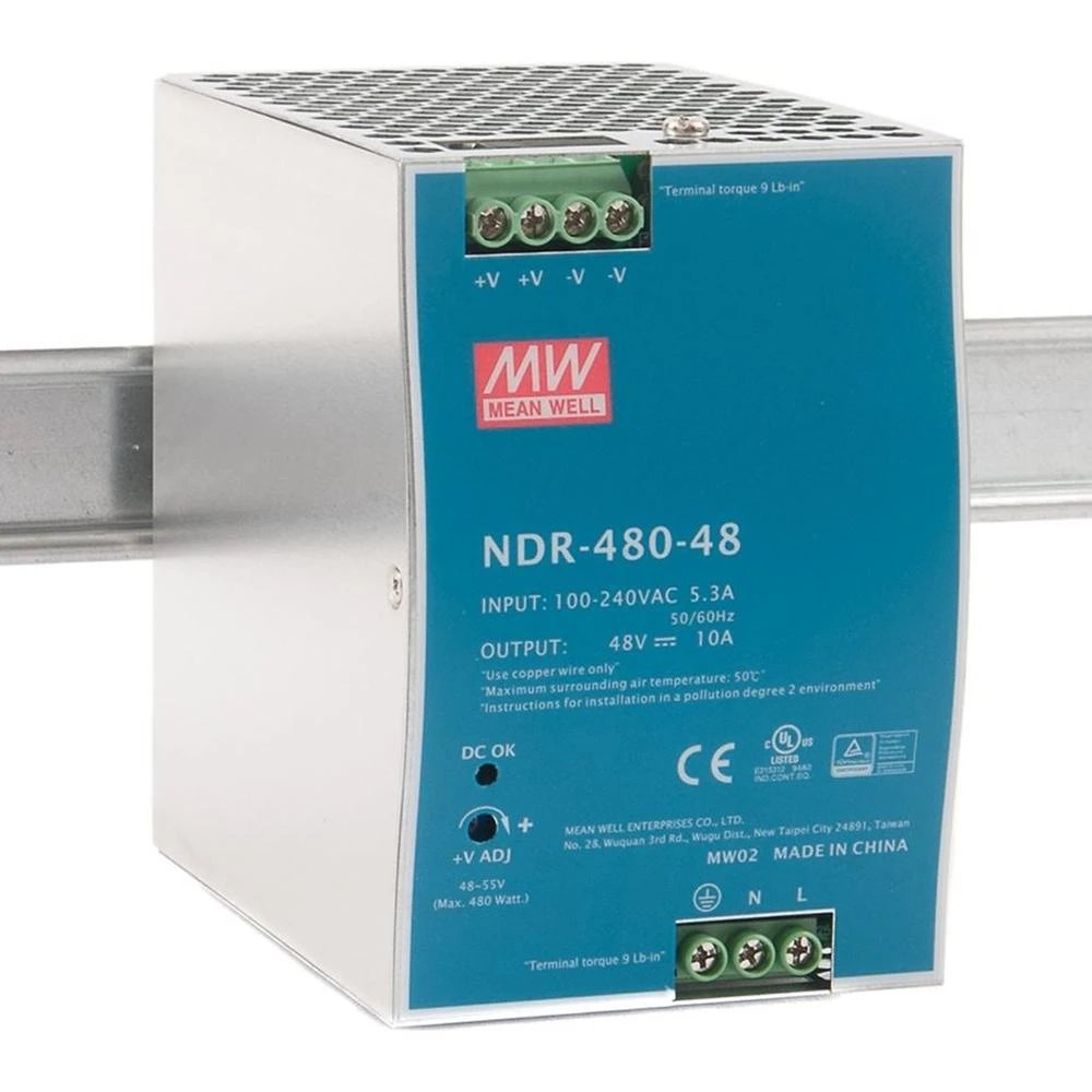 D-Link - Fuente de alimentación PC DIS-N480-48 de 480 W con eficiencia del 92,5 % y protección contra sobrevoltaje, sobrecarga y sobrecalentamiento
