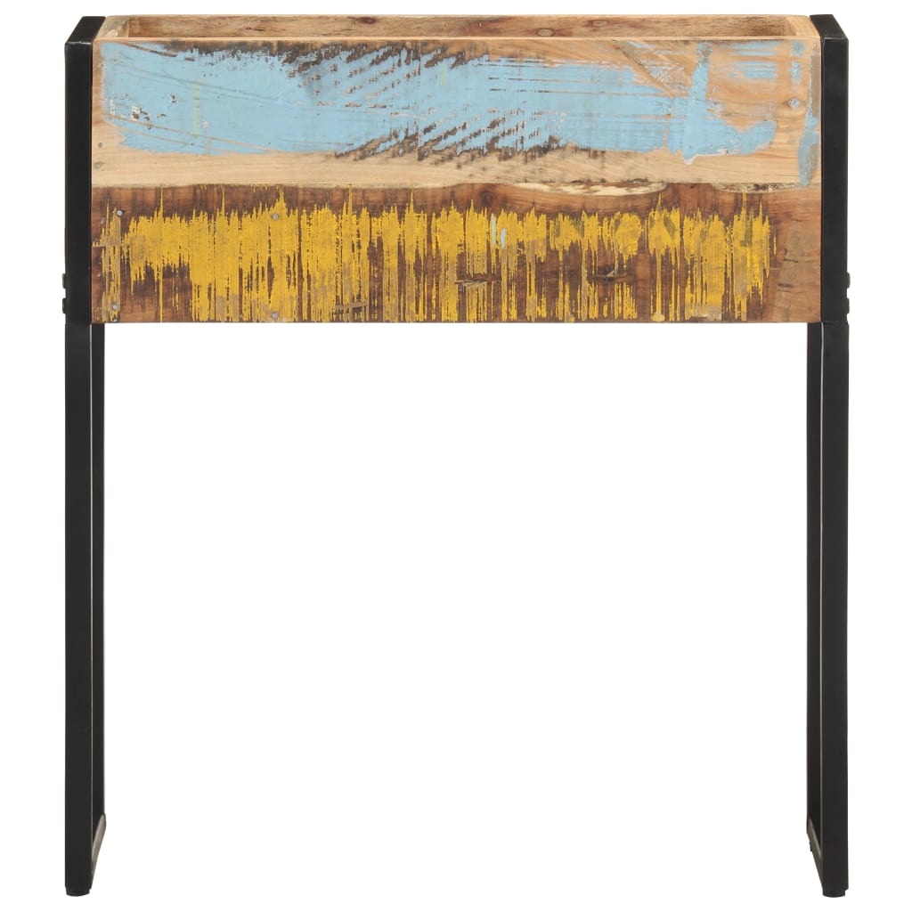 vidaXL Jardinera de madera maciza reciclada Dimensiones 90 x 20 x 68 cm,  60 x 20 x 68 cm,  y mas