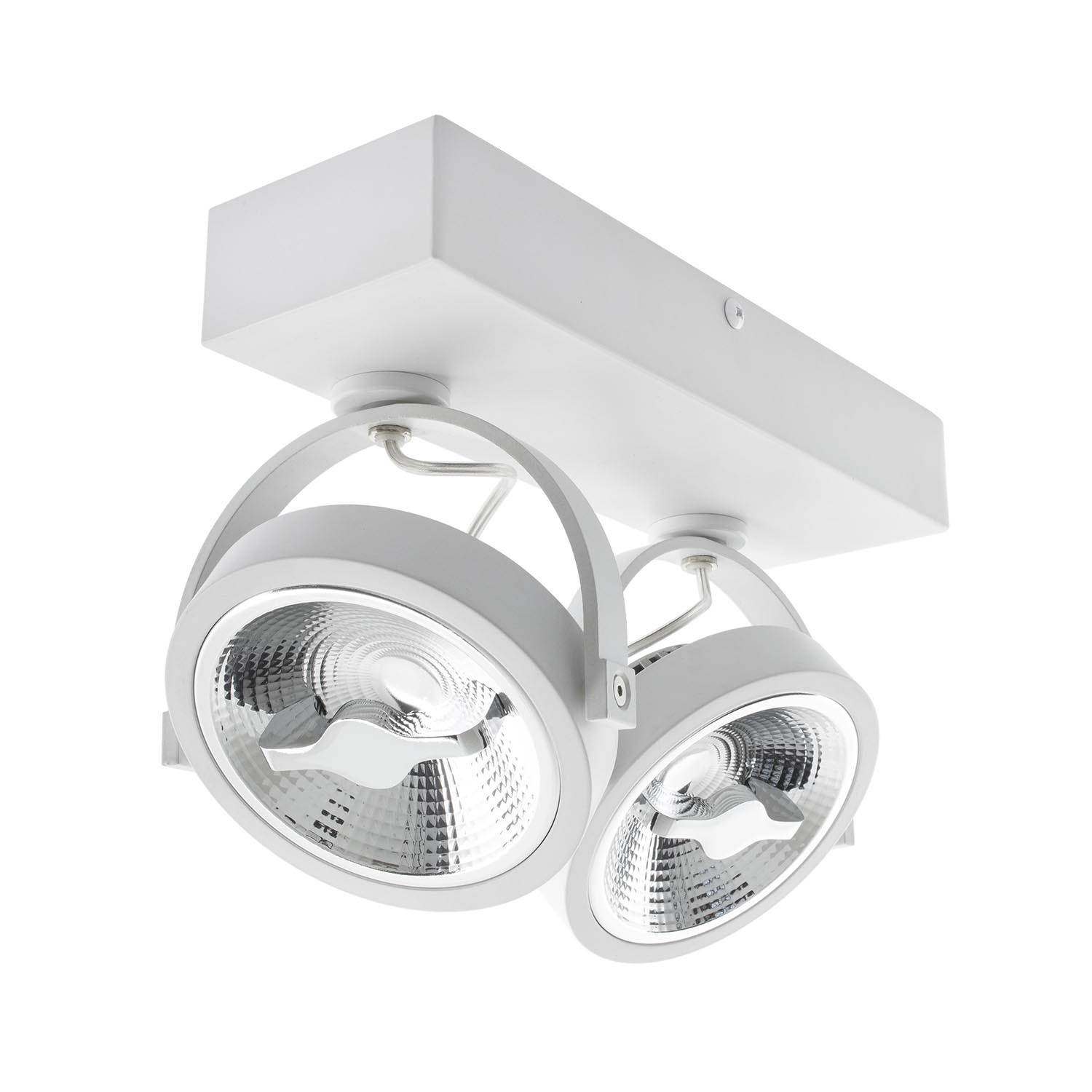 Ledkia Foco LED 30W CREE de Superficie Direccionable AR111 Regulable Blanco 3000K Blanco Cálido