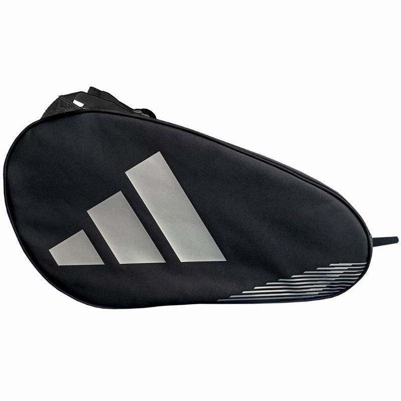Paletero Adidas Control Negro Plata Rojo