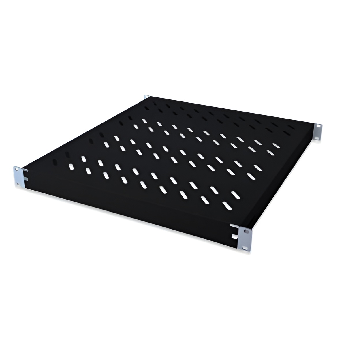 Digitus By Assmann Balda para Armarios de 19 Pulgadas - Profundidad Variable - Carga 50 Kg - Desde 800 Mm - 1U - Negro | Organización Eficiente del Espacio