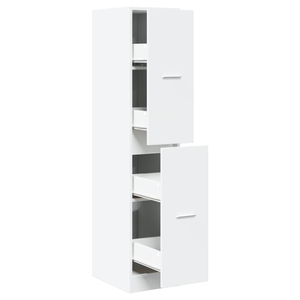 vidaXL Boticario Blanco 30x41x144,5 cm Madera de Ingeniería