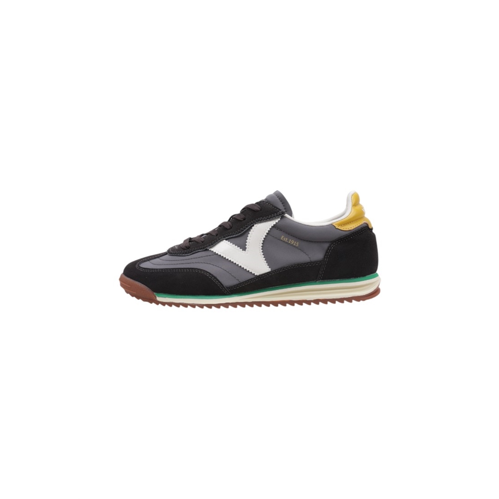 victoria SATURNO SERRAJE & NYLON Deportivas Planas Hombre Gris