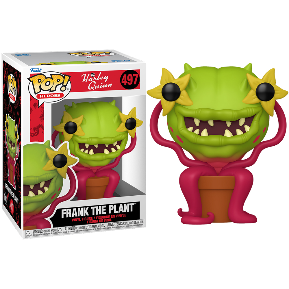 FUNKO POP! DC: HARLEY QUINN - FRANK LA PLANTA, 75847, Nº497, TIENDA CON LICENCIA OFICIAL