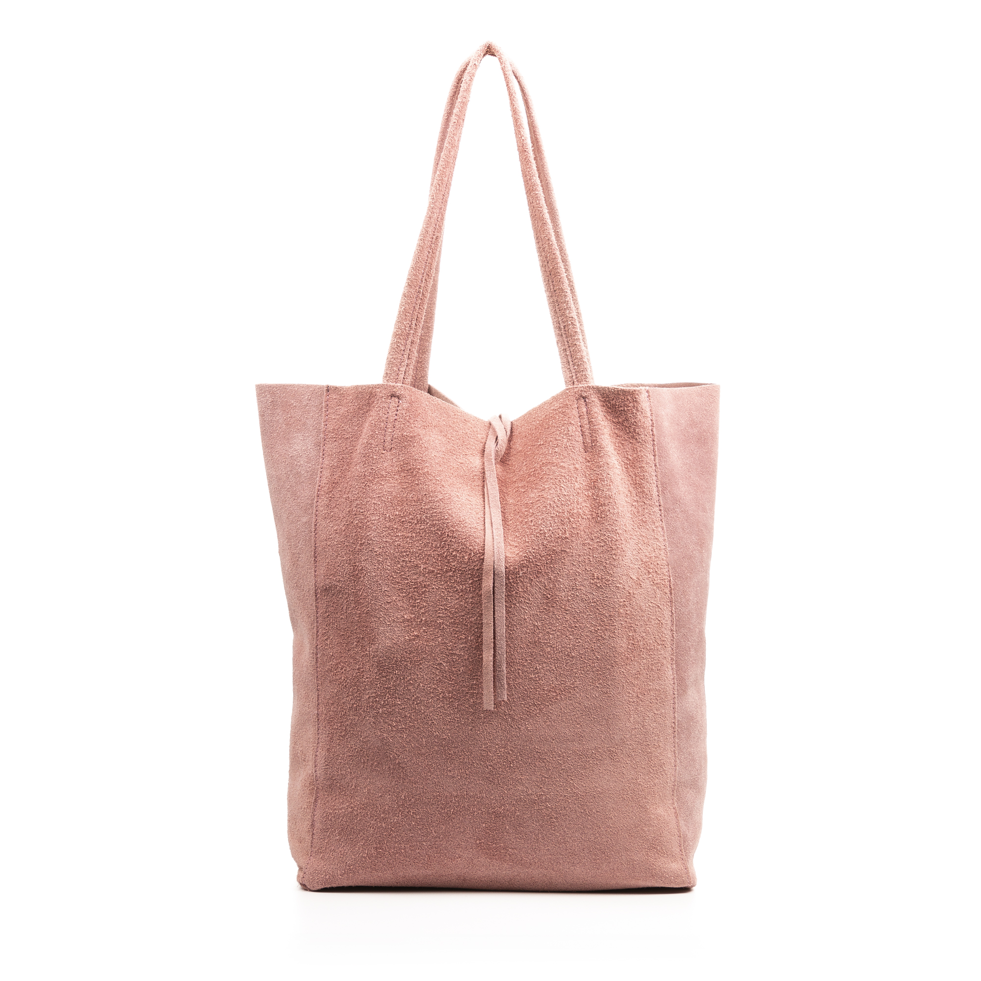 FIRENZE ARTEGIANI Sefora Bolso Shopper Mujer.Piel auténtica Gamuza Fabricado en Italia 29x14x35 Cm.
