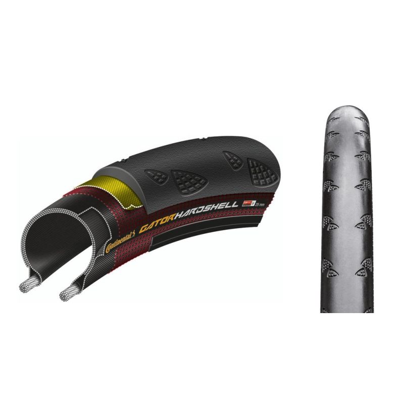 Cubierta Neumatico Gator 700X25c Skin Hardshell Rigida Negro 25-622 322300