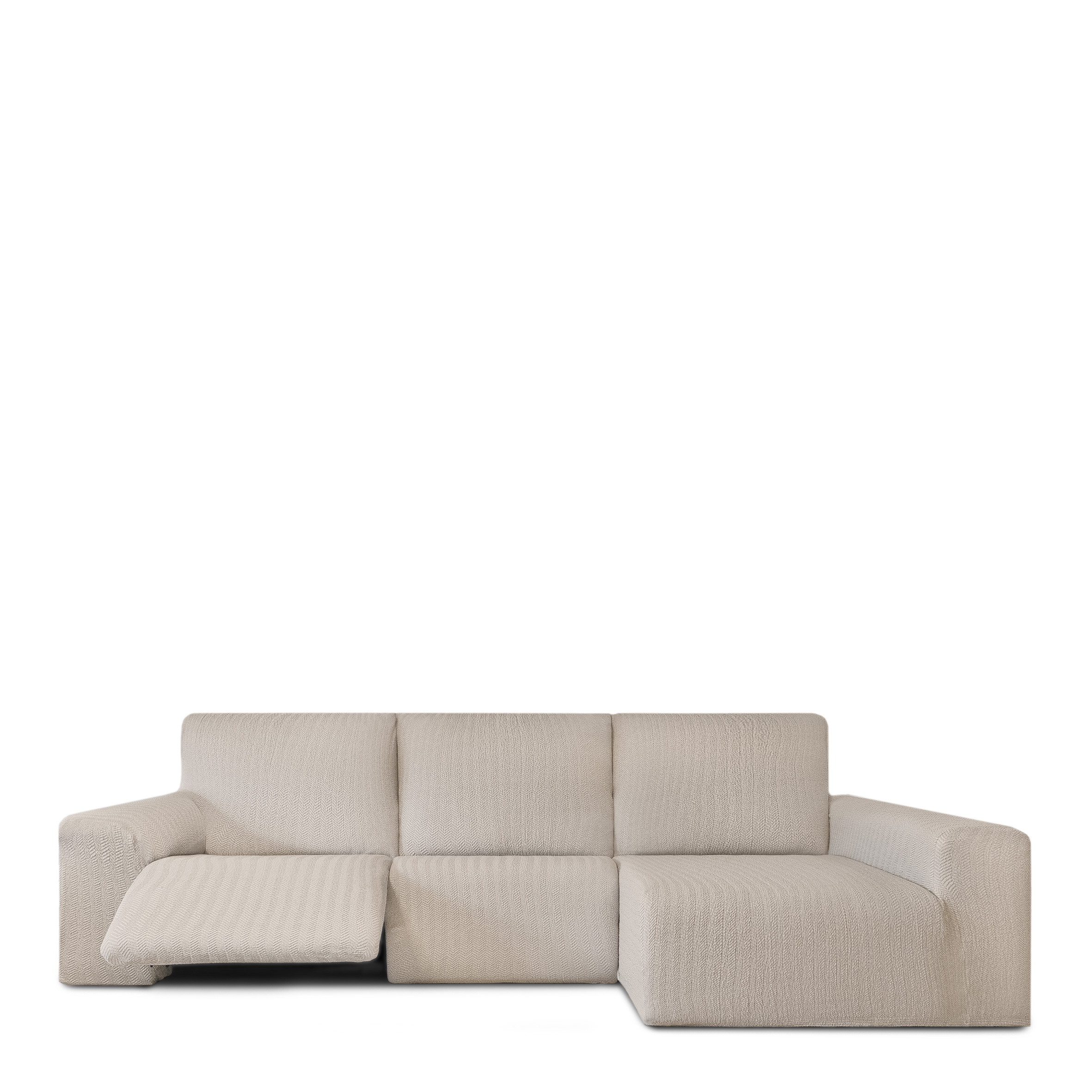 Funda de sofa m/0 ch. longue relax premium jaz derecha (Mirando de frente) c/11, Tamaño brazo largo derecha, 170x310x110cm, Fábricada en España