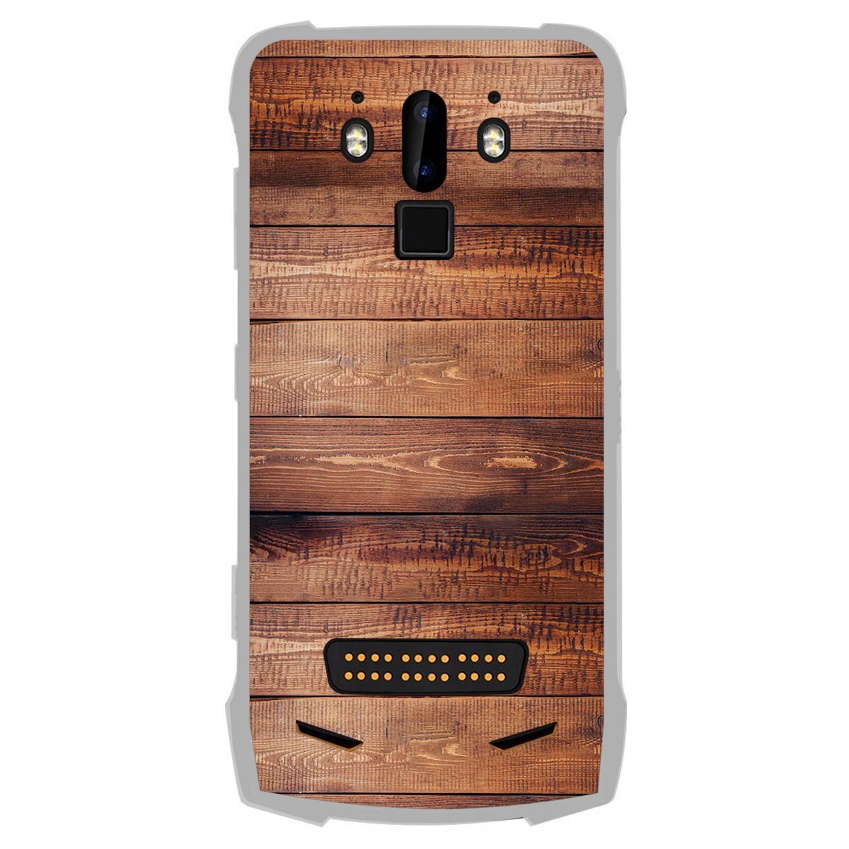 Tumundosmartphone Funda Gel Tpu para Doogee S90 diseño Madera 02 Dibujos