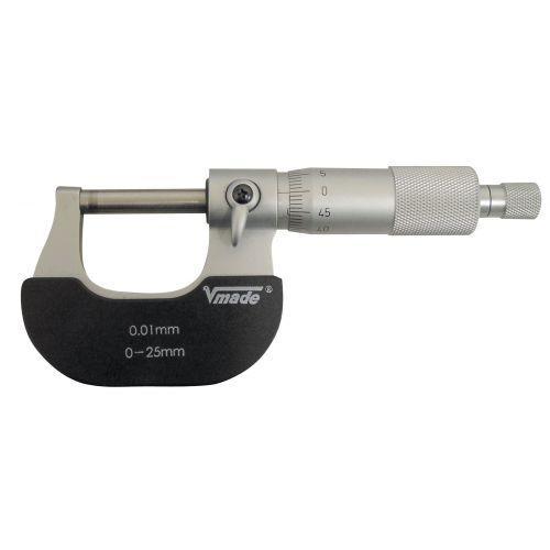 Micrómetro de exteriores din 863, capacidad 0-25 mm