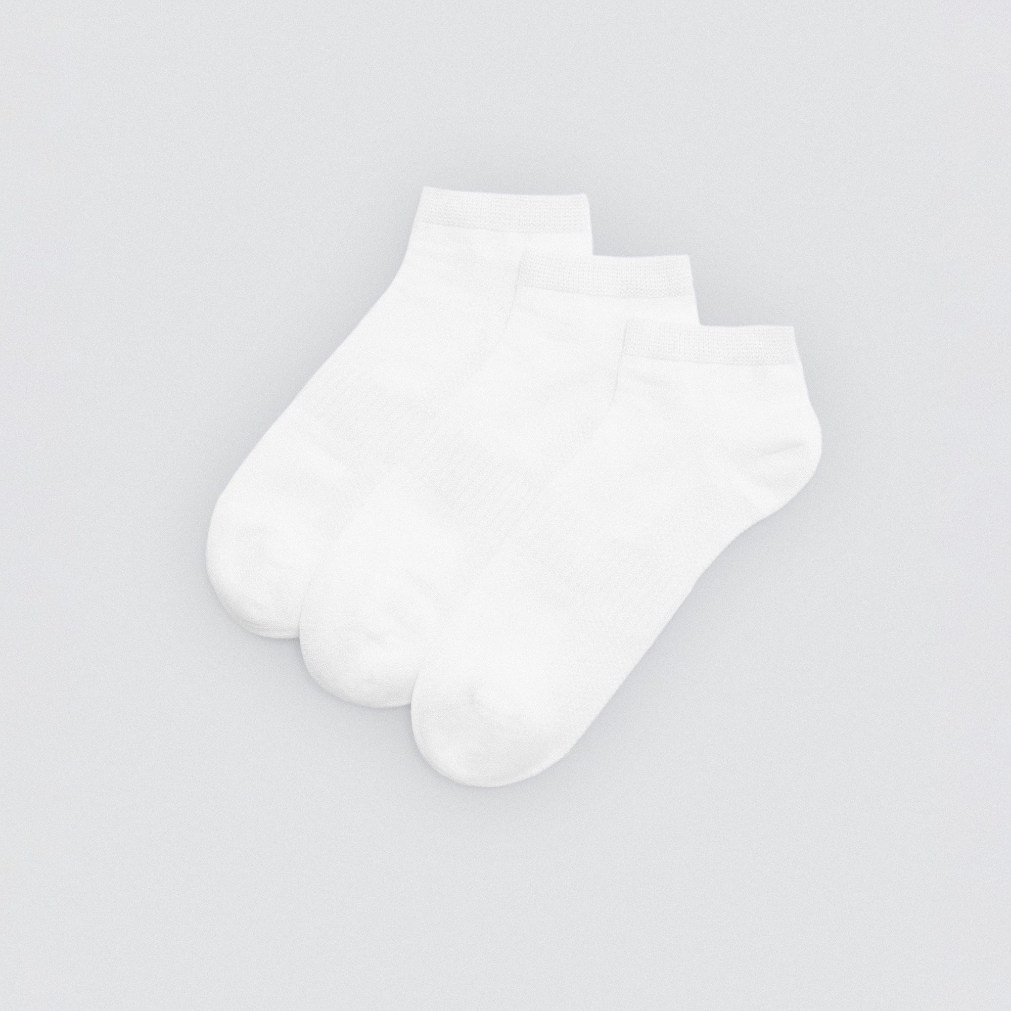 Ysabel Mora - Pack 3 calcetines deportivos tobilleros blanco