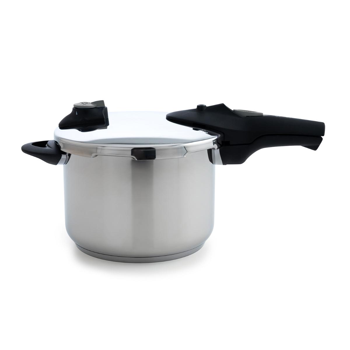 PYREX® NOBLE Olla A Presión 6L Acero  Asas o mango baquelita soft touch Garantía 10 años