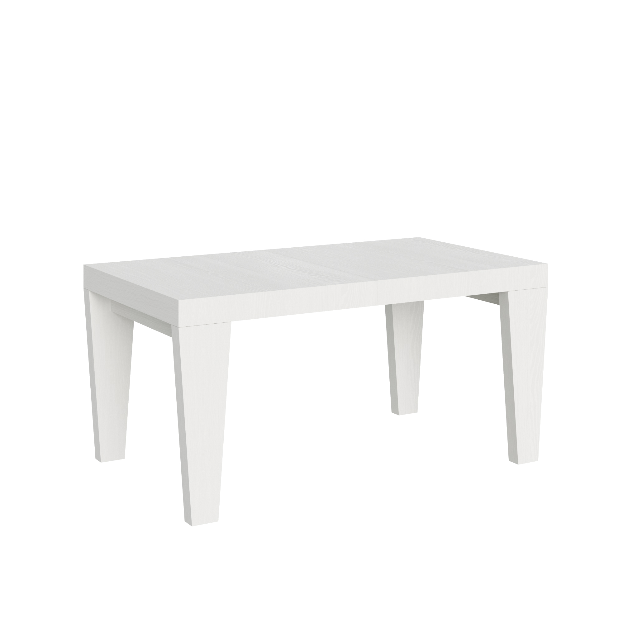 Mesa extensible 90x160/264 cm Spimbo Fresno Blanco - Itamoby