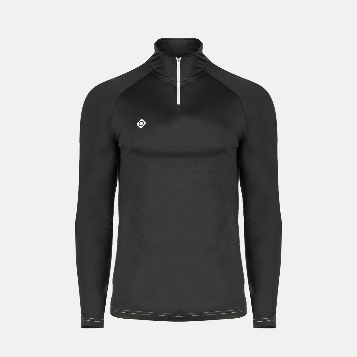 Izas - Forro Polar para Hombre - Camiseta Manga Larga con Cuello Alto y Cremallera - Forro Polar de Invierno Ligero - Secado Rápido - Ideal para Actividades al Aire Libre - Gorner Negro y Gris - 2XL