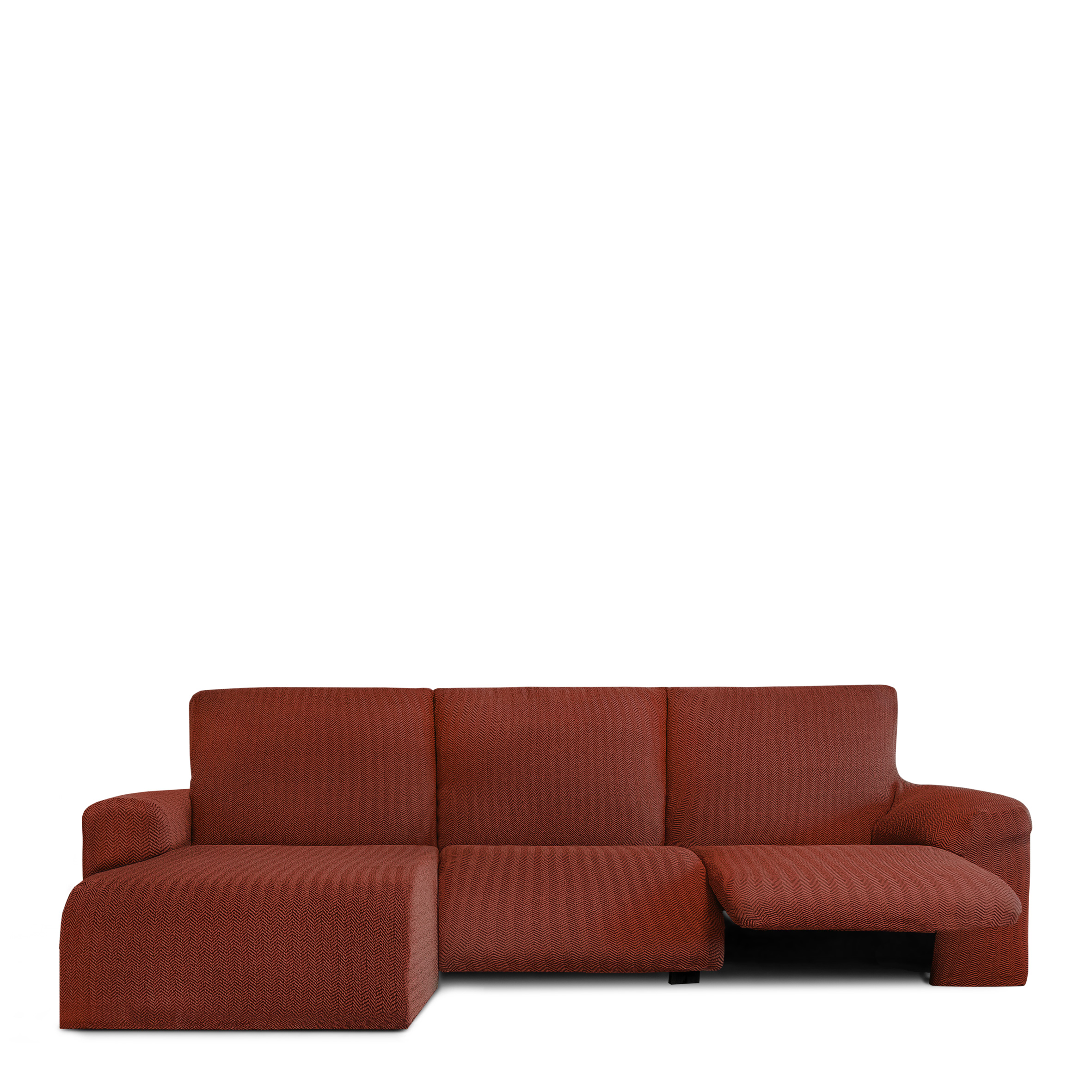 Funda de sofa m/0 ch. longue relax premium jaz izquierda (Mirando de frente) c/9 brazo corto, Tamaño brazo corto izquierda, 170x310x110cm, Fábricada en España