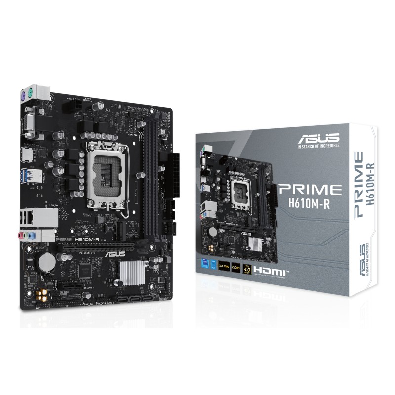 ASUS PRIME H610M-R-SI:(1700) 2DDR5 HDMI VGA mATX