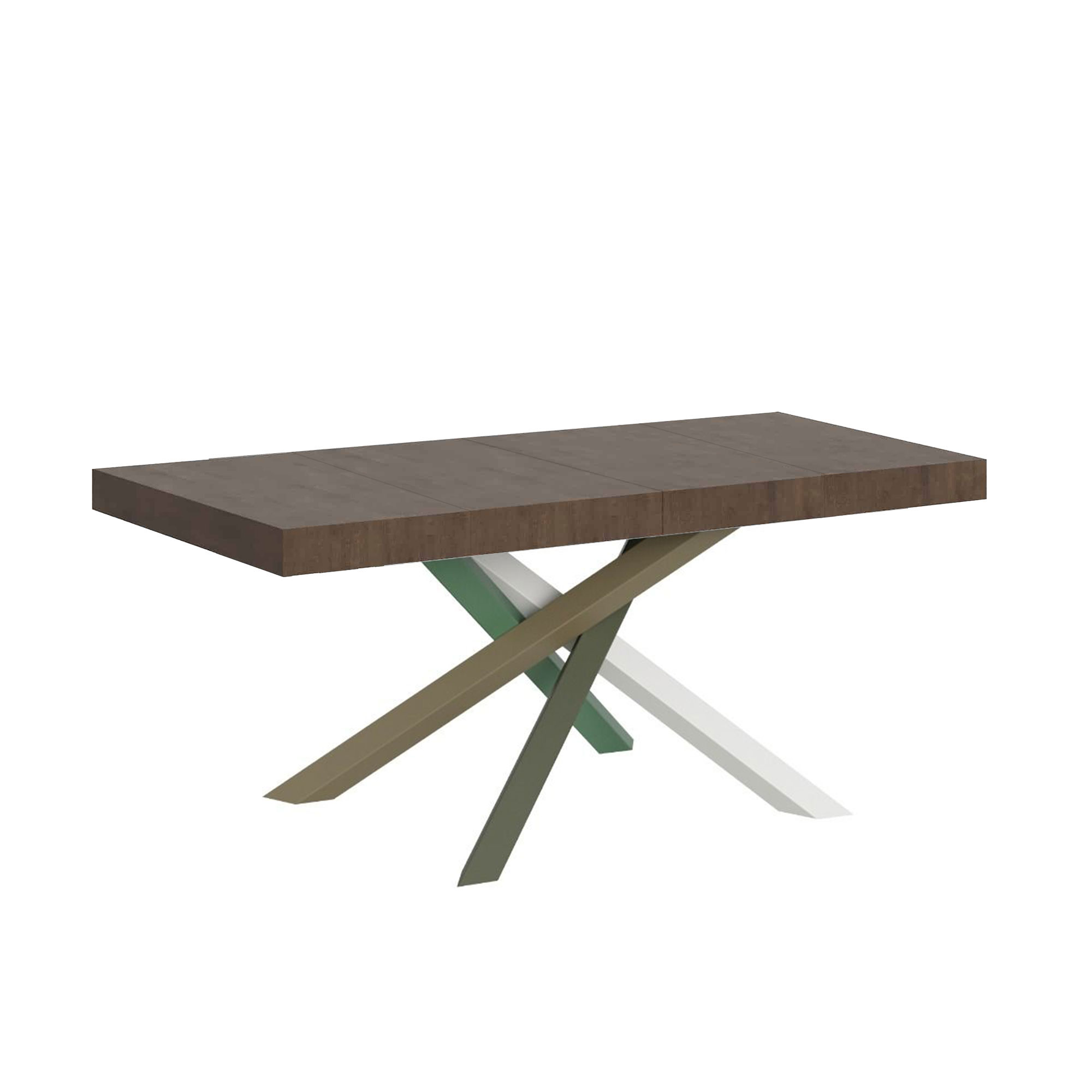 Mesa extensible 140/400x90 cm Volantis Premium patas nogal multicolor 4/A - Itamoby