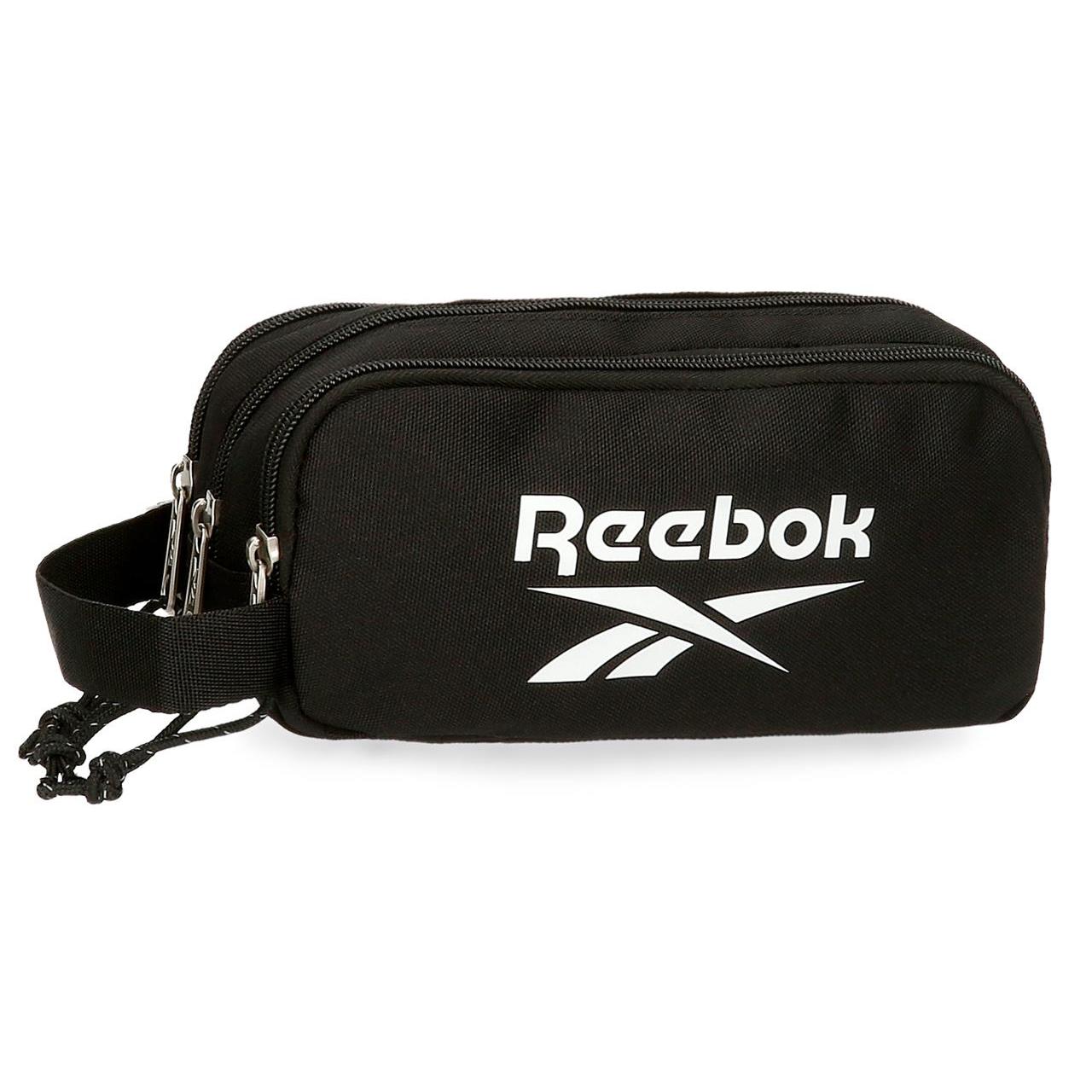 Estuche tres compartimentos Reebok Boston 22 cm x 10 cm x 9 cm