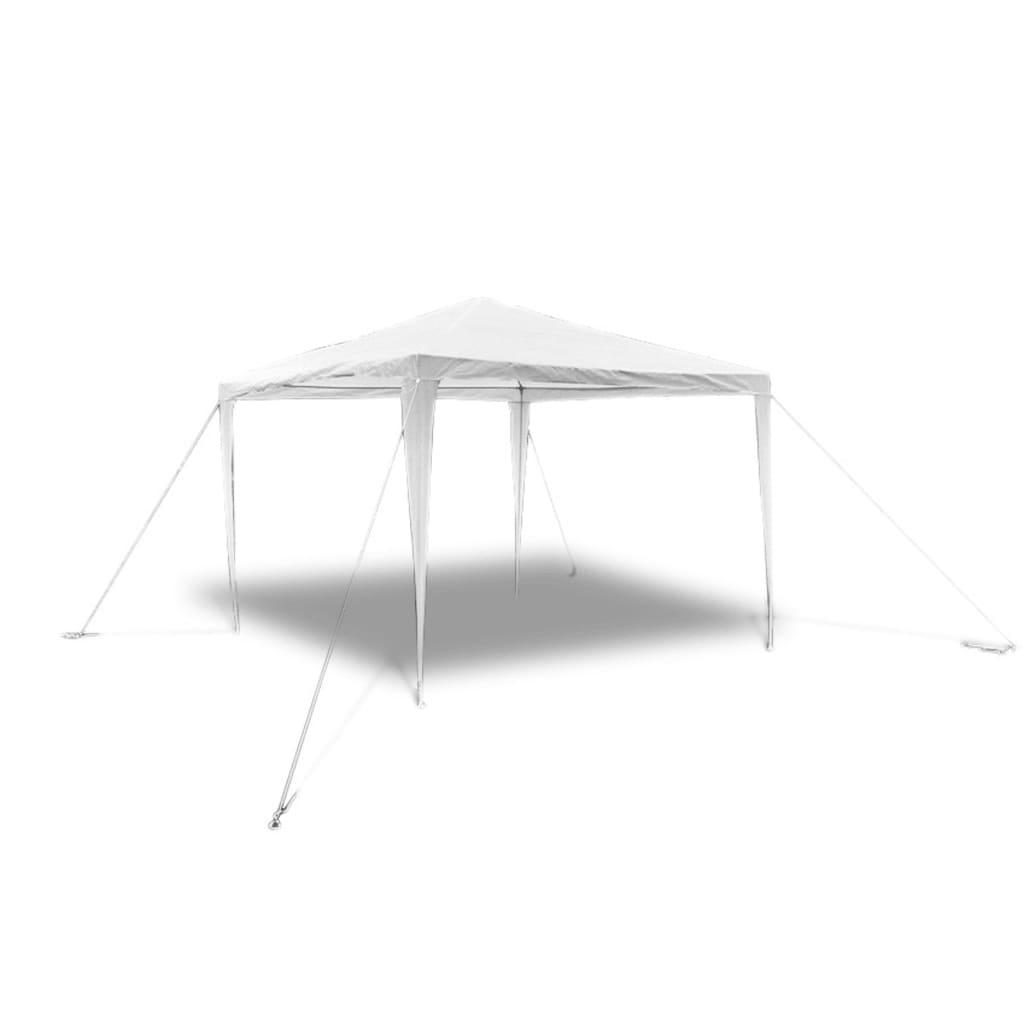 vidaXL Carpa de Jardín Techo Pirámide Acero Tela 3x3 m Tienda de Fiesta Color Blanco,  Azul,  Antracita y mas