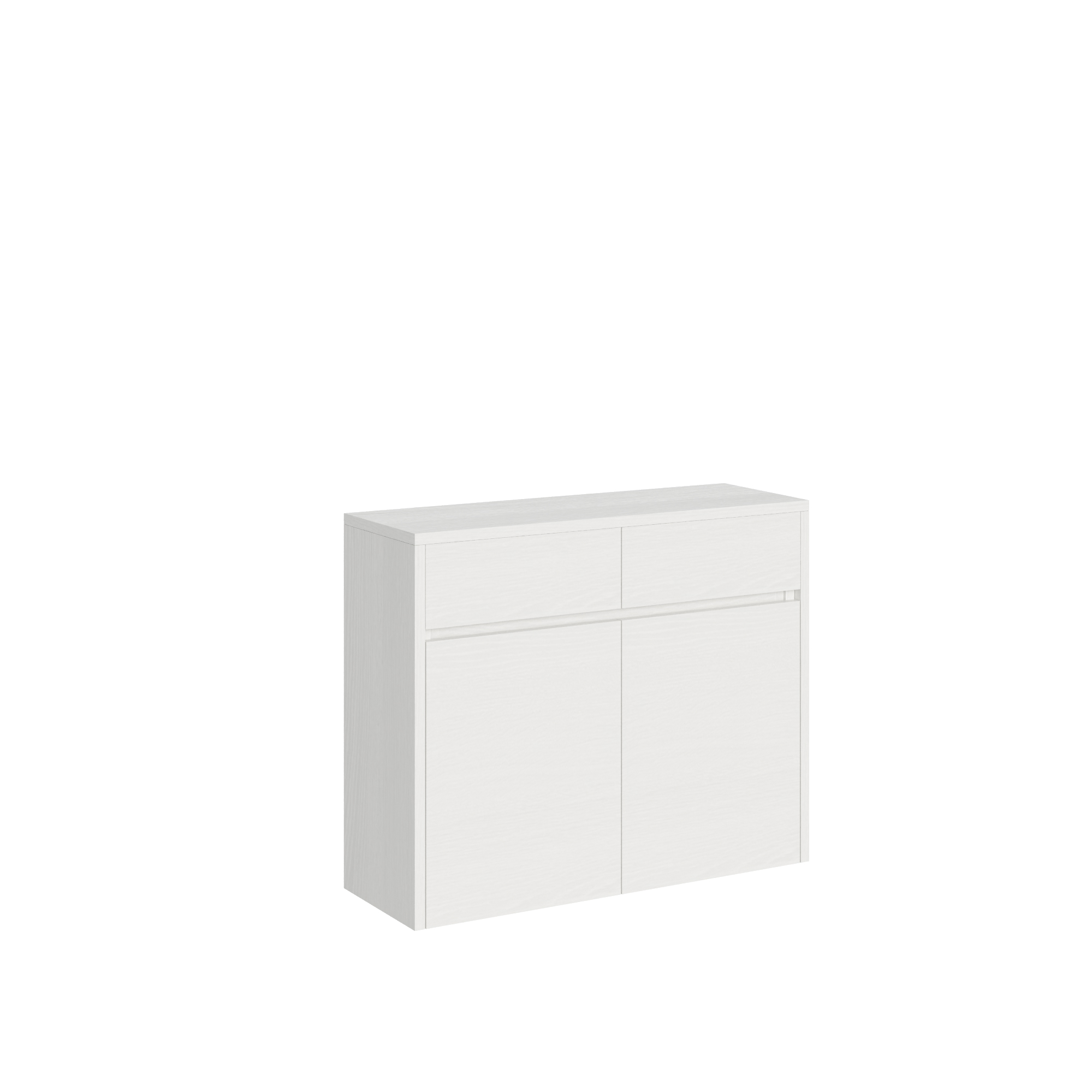 Bancos inferiores y superiores extensibles 72x26/300 cm Evolve Fresno Blanco - Itamoby