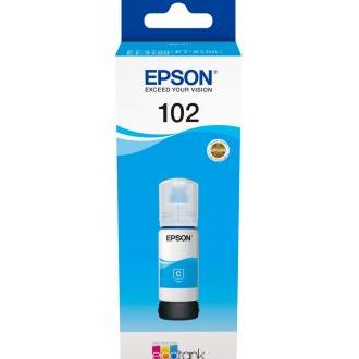 Epson - Cartucho de tinta C13T03R240 cian para impresoras Ecotank ET-2700, ET-2750, ET-3700, ET-3750 y ET-4750, 70 ml, rendimiento hasta 7500 páginas