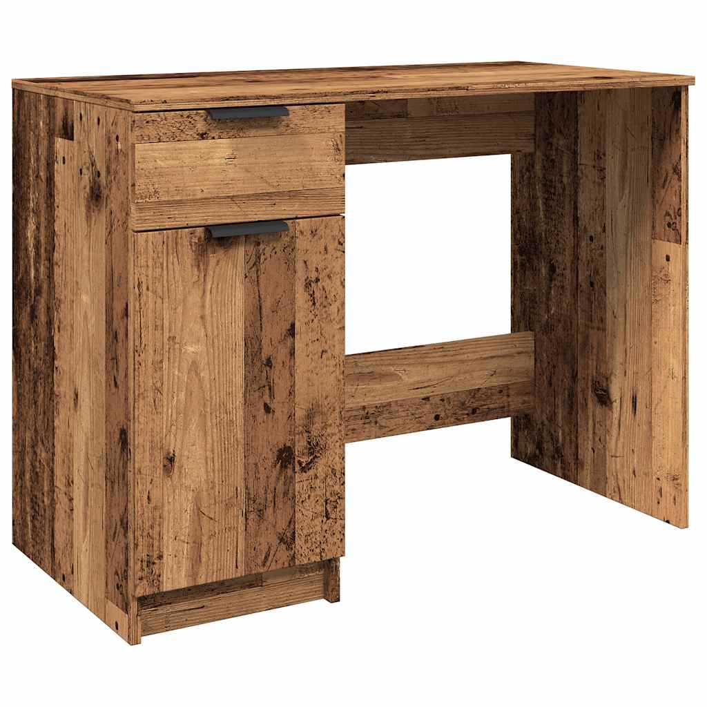 vidaXL Escritorio de madera contrachapada 100x50x75 cm